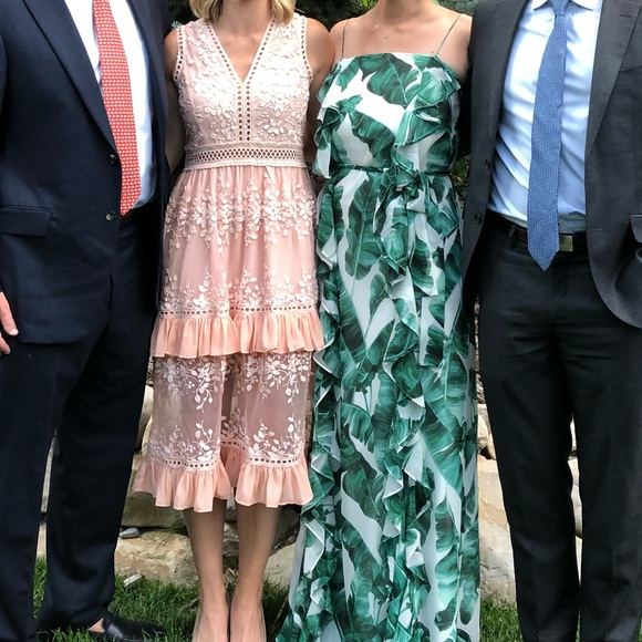 Aqua Women’s Dress in pale pink/blush with ruffles size small - Picture 5 of 5